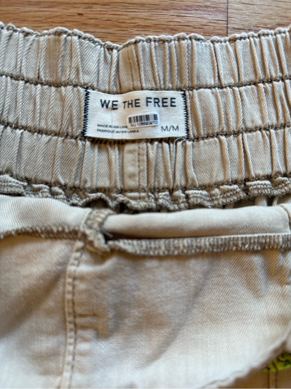 We The Free Breezy Denim Pull-On Jeans in Khaki NWOT M - Picture 8 of 11